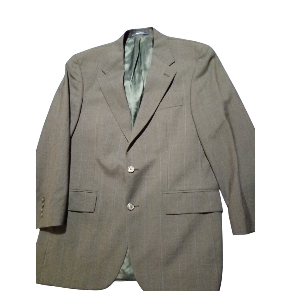 Polo University Club By Ralph Lauren‎ Mens Blazer Coat Single Breasted Black 40R